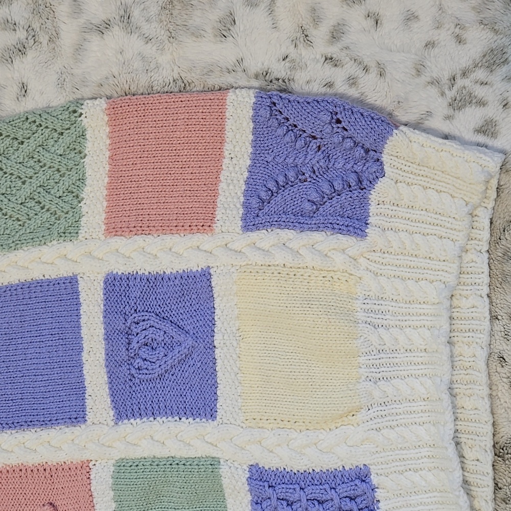 Handmade Pastel Block Sweater - Picture 10 of 10